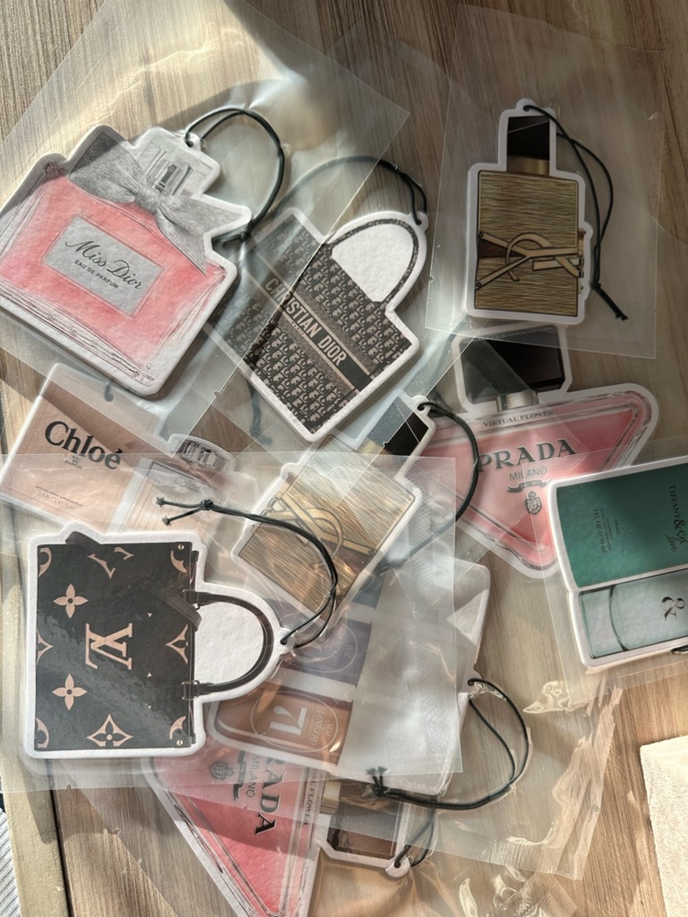 Prada, Tiffany, Choé, LV Inspired Car Air Fresheners ✨